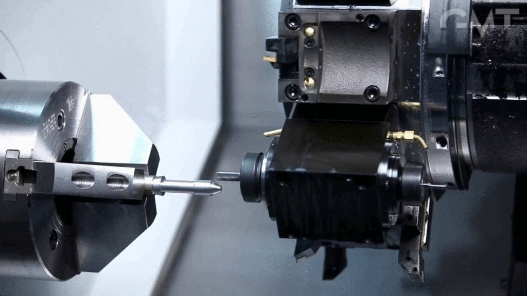 CNC turning process machining cylindrical precision parts with stable tooling and repeatability in mass production